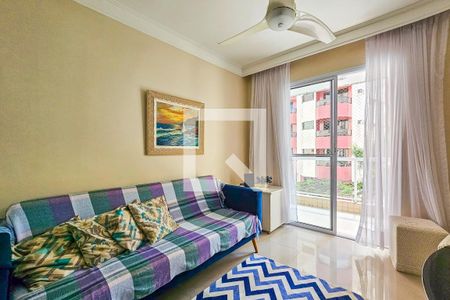 Sala de apartamento para alugar com 3 quartos, 86m² em Vila Luis Antonio, Guarujá