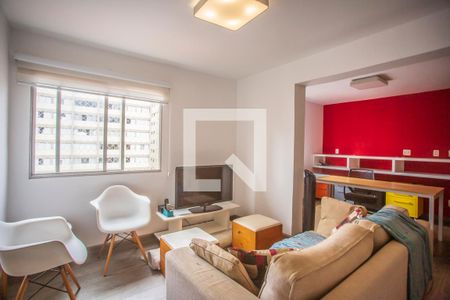 Sala de apartamento para alugar com 1 quarto, 55m² em Vila Clementino, São Paulo