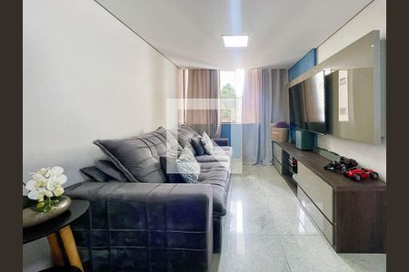 Sala  de apartamento à venda com 4 quartos, 100m² em Castelo, Belo Horizonte