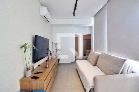 Sala de apartamento à venda com 2 quartos, 110m² em Jardim, Santo André