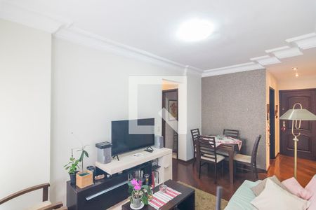 Sala de apartamento à venda com 3 quartos, 75m² em Vila Valparaiso, Santo André