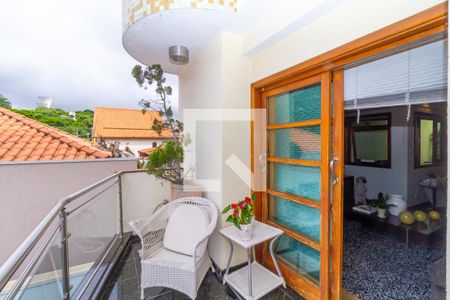 Varanda da Sala de casa à venda com 3 quartos, 365m² em Vila Lucia, São Paulo