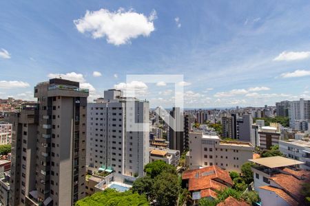 Vista de apartamento à venda com 3 quartos, 107m² em Sion, Belo Horizonte