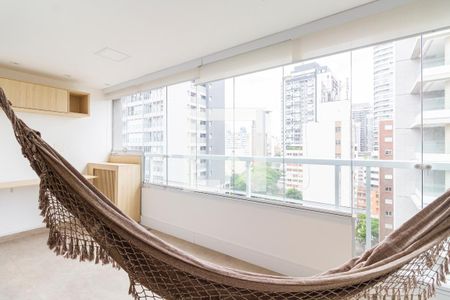 Varanda de apartamento para alugar com 1 quarto, 38m² em Jardim Paulistano, São Paulo