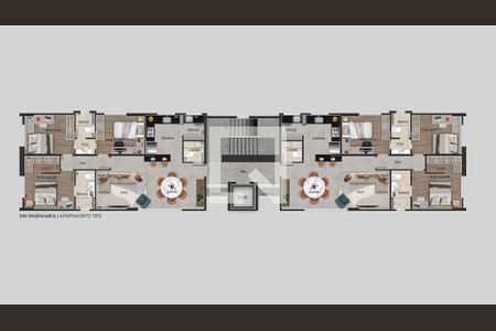 Apartamento à venda com 3 quartos, 86m² em Sion, Belo Horizonte
