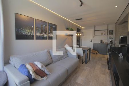 Sala de apartamento para alugar com 1 quarto, 52m² em Centro, Canoas