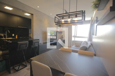Sala de apartamento para alugar com 1 quarto, 52m² em Centro, Canoas