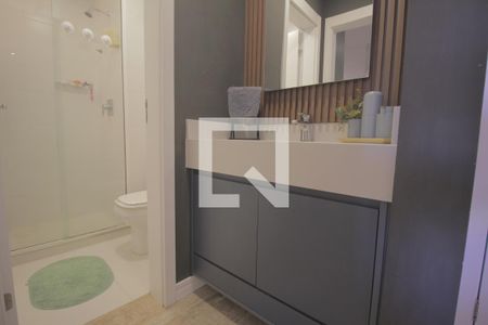 Banheiro de apartamento para alugar com 1 quarto, 52m² em Centro, Canoas