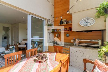 Varanda Gourmet de apartamento à venda com 3 quartos, 140m² em Santo Amaro, São Paulo
