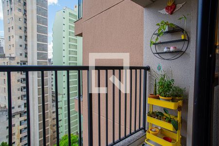 Apartamento à venda com 39m², 1 quarto e sem vagaVaranda da Sala