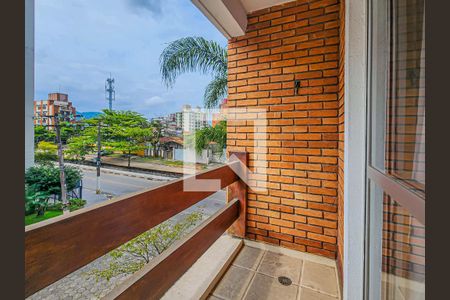 Varanda da Sala de apartamento para alugar com 3 quartos, 76m² em Boqueirão, Santos