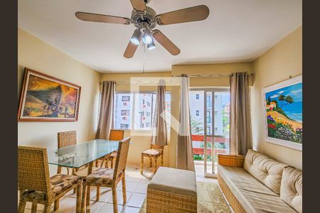 Sala de apartamento para alugar com 3 quartos, 76m² em Boqueirão, Santos