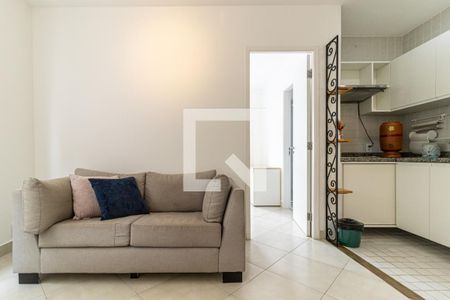 Sala - Sofá de kitnet/studio para alugar com 1 quarto, 32m² em Vila Buarque, São Paulo