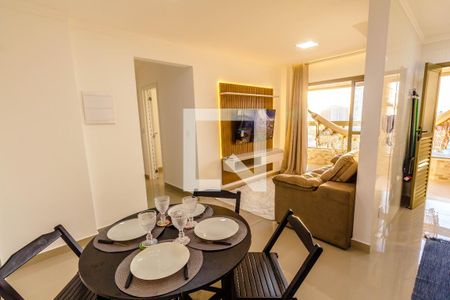 Sala de apartamento para alugar com 2 quartos, 75m² em Boqueirão, Praia Grande