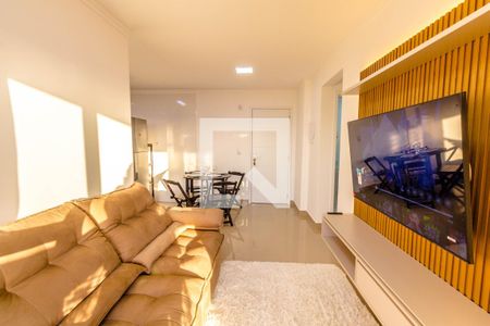 Sala de apartamento para alugar com 2 quartos, 75m² em Boqueirão, Praia Grande
