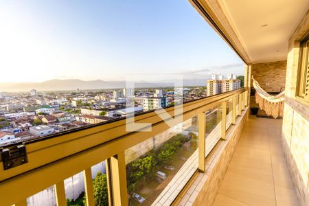 Varanda da Sala de apartamento para alugar com 2 quartos, 75m² em Boqueirão, Praia Grande