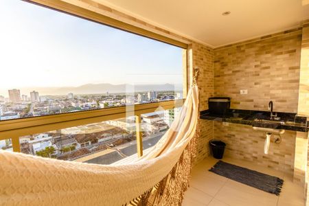 Varanda da Sala de apartamento para alugar com 2 quartos, 75m² em Boqueirão, Praia Grande
