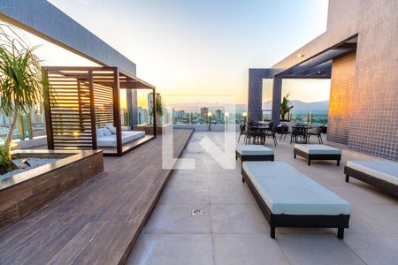 Área comum - Solarium de apartamento para alugar com 2 quartos, 75m² em Boqueirão, Praia Grande