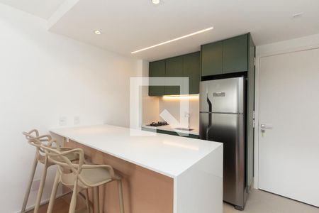 Sala/Cozinha de apartamento à venda com 1 quarto, 38m² em Vila Uberabinha, São Paulo