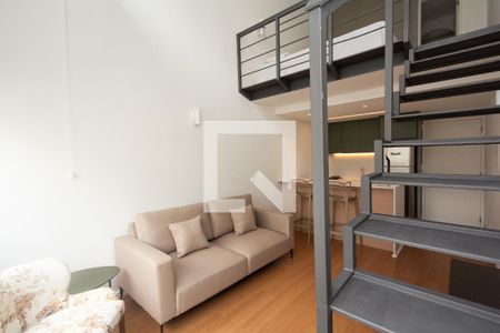 Sala/Cozinha de apartamento à venda com 1 quarto, 38m² em Vila Uberabinha, São Paulo
