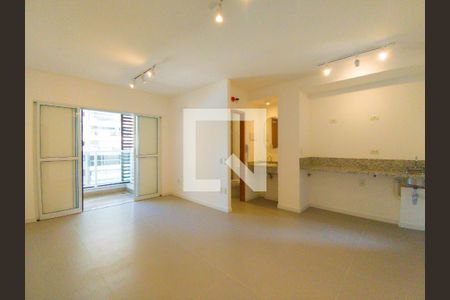 Sala, Quarto e Cozinha de apartamento para alugar com 1 quarto, 30m² em Jardim, Santo André