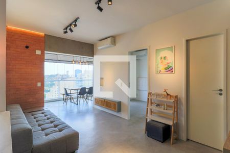 Sala de apartamento à venda com 1 quarto, 51m² em Vila Gertrudes, São Paulo