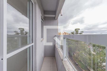 Sacada da sala de apartamento à venda com 2 quartos, 46m² em Piratininga, Osasco
