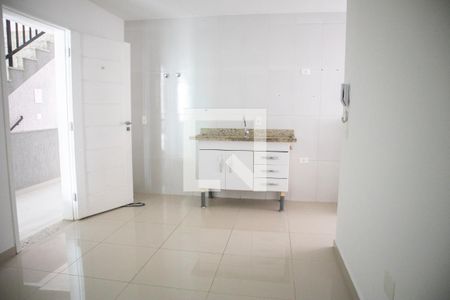 Sala e Cozinha de apartamento à venda com 1 quarto, 33m² em Vila Nivi, São Paulo