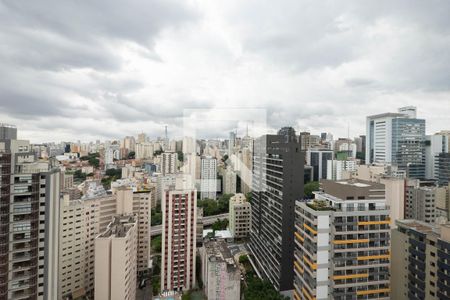 Studio à venda com 24m², 1 quarto e sem vagaVista da Sacada