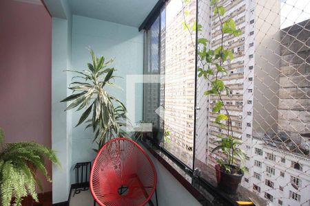 Varanda da Sala de apartamento à venda com 3 quartos, 135m² em Centro Histórico, Porto Alegre