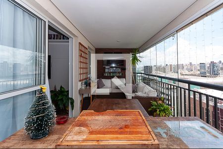 Varanda / Sala de apartamento à venda com 4 quartos, 128m² em Água Branca, São Paulo