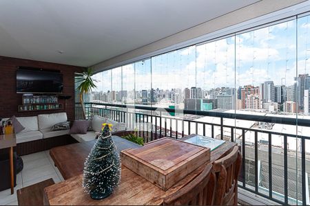 Varanda / Sala de apartamento à venda com 4 quartos, 128m² em Água Branca, São Paulo
