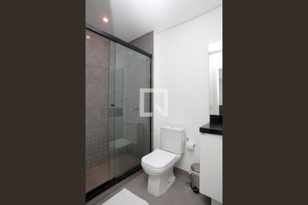 Banheiro de kitnet/studio à venda com 1 quarto, 23m² em Centro Histórico, Porto Alegre