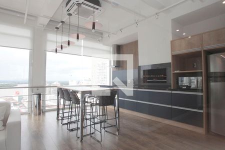 Área Comum - Salão de Festas/Espaço Gourmet de kitnet/studio à venda com 1 quarto, 23m² em Centro Histórico, Porto Alegre