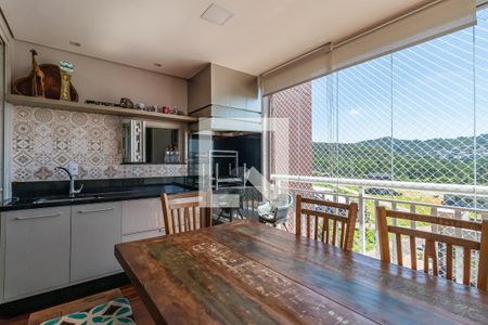 Varanda Gourmet de apartamento à venda com 3 quartos, 116m² em Tamboré, Santana de Parnaíba