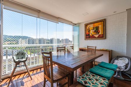 Varanda Gourmet de apartamento à venda com 3 quartos, 116m² em Tamboré, Santana de Parnaíba