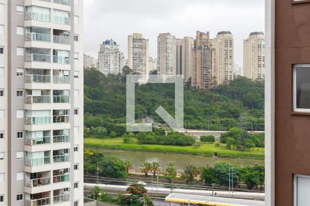 Sala - Vista de apartamento para alugar com 1 quarto, 27m² em Jardim Caravelas, São Paulo