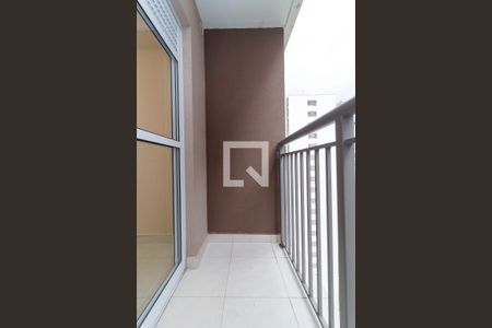 Sala - Varanda de apartamento para alugar com 1 quarto, 27m² em Jardim Caravelas, São Paulo