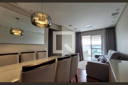 Sala de apartamento à venda com 2 quartos, 74m² em Campestre, Santo André