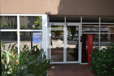 Studio para alugar com 29m², 1 quarto e sem vagaFachada e portaria