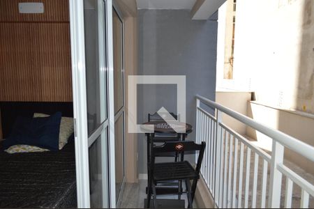 Varanda de kitnet/studio para alugar com 1 quarto, 29m² em Liberdade, São Paulo