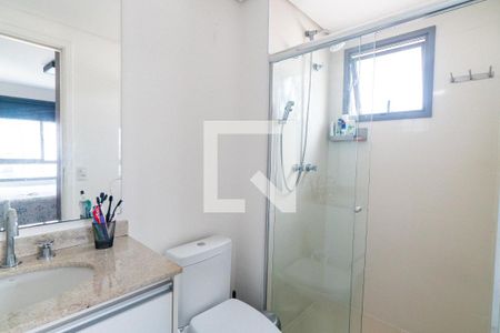 Banheiro da Suíte de apartamento para alugar com 1 quarto, 68m² em Mirandópolis, São Paulo