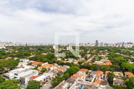 Varanda - Vista de kitnet/studio à venda com 1 quarto, 39m² em Pinheiros, São Paulo