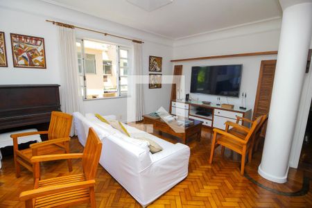 Sala de Estar de apartamento para alugar com 4 quartos, 350m² em Flamengo, Rio de Janeiro