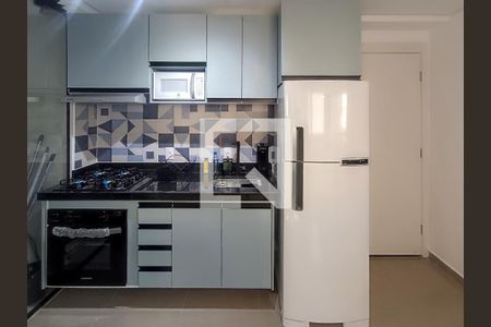 Cozinha e Área de Serviço de apartamento para alugar com 2 quartos, 36m² em Várzea da Barra Funda, São Paulo