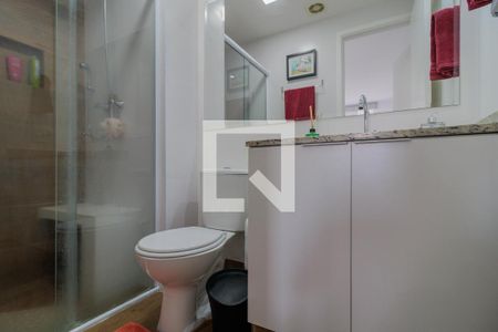Apartamento para alugar com 57m², 2 quartos e 1 vaga Apartamento para alugar com 57m², 2 quartos e 1 vagaBanheiro da Suíte