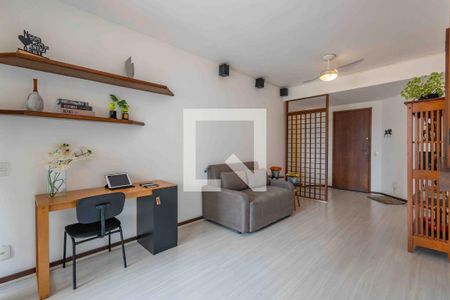 Sala de apartamento à venda com 1 quarto, 68m² em Barra da Tijuca, Rio de Janeiro