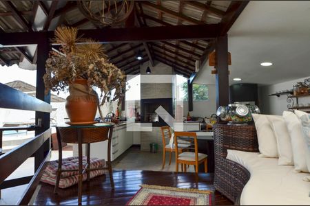 Casa de condomínio à venda com 450m², 5 quartos e 1 vagaVaranda gourmet