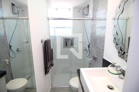 Banheiro da Suíte de apartamento para alugar com 1 quarto, 50m² em Botafogo, Rio de Janeiro