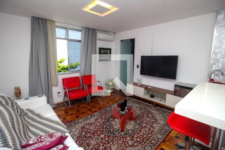 Sala de apartamento para alugar com 1 quarto, 50m² em Botafogo, Rio de Janeiro